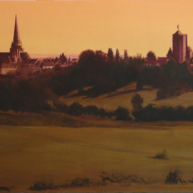 Autun (Bourgogne) - Depuis le 'Champ de la Montagne'